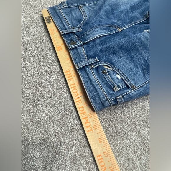 Designer Rag & Bone 10 inch Dre Jeans womens sz 25 distress blue jeans - Picture 10 of 15